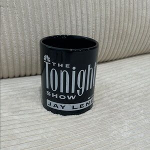 Jay Leno The Tonight Show Black Souvenir Mug Awwee Memories